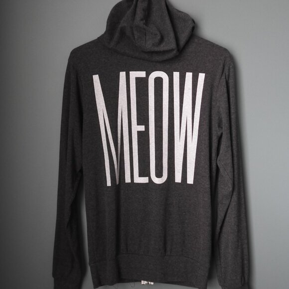 Cat Lady Long Sleeve Zipper Jacket/Hoodie, Medium - Picture 8 of 8